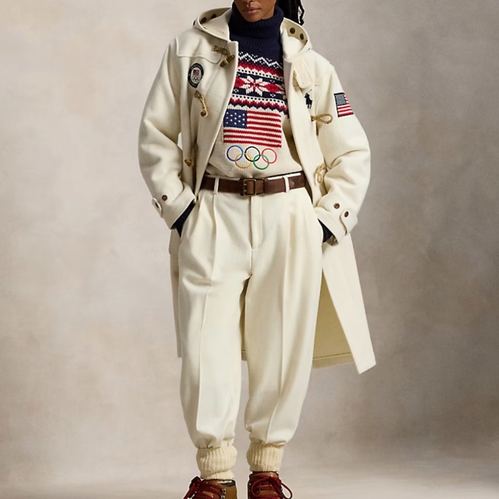Team USA Olympic Opening Ceremony 2026 Pant Ralph Lauren Women's 0 Wool NWT